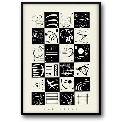 Kandinsky Dertig | Abstracte Moderne Kunst | Kleurrijk Ontwerp