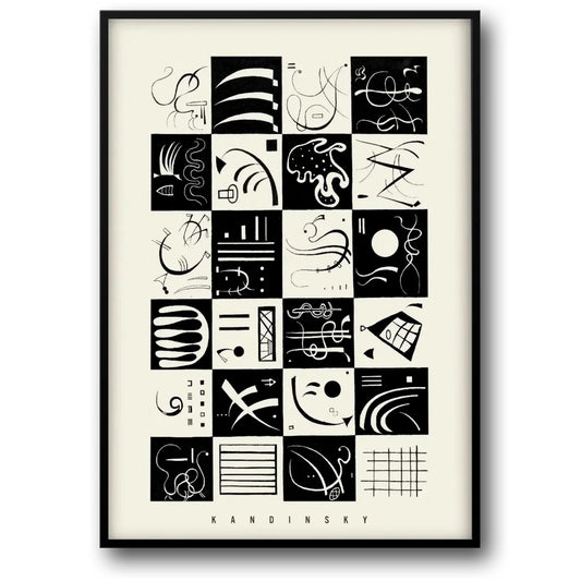 Kandinsky Dertig | Abstracte Moderne Kunst | Kleurrijk Ontwerp