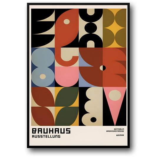 Bauhaus Minimalistisch | Geometrische Moderne Kunst