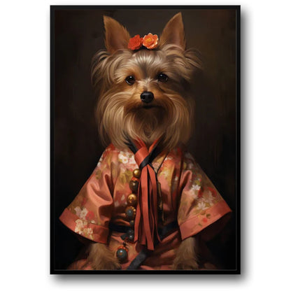 Florales Flüstern | Yorkshire Terrier im blühenden Garten