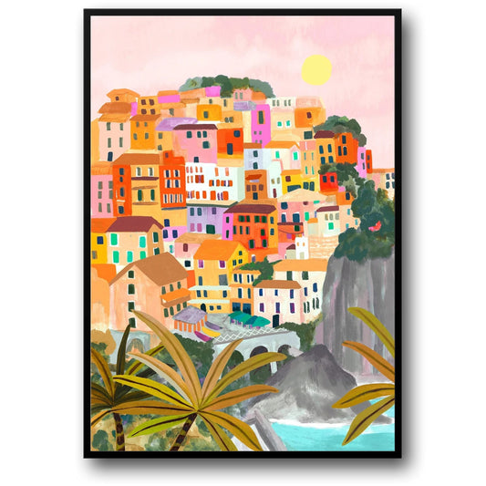 Abstrakte indische Landschaft