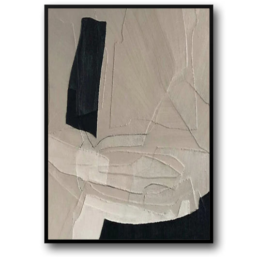 Negative Space | Minimalist Art Poster | Modern Design Wall Decor | Black and White Abstract Artwork | Home and Office Decoration