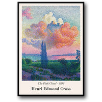 Henri Edmond Cross | Die rosa Wolke 1896 | Impressionistische Vintage-Kunst