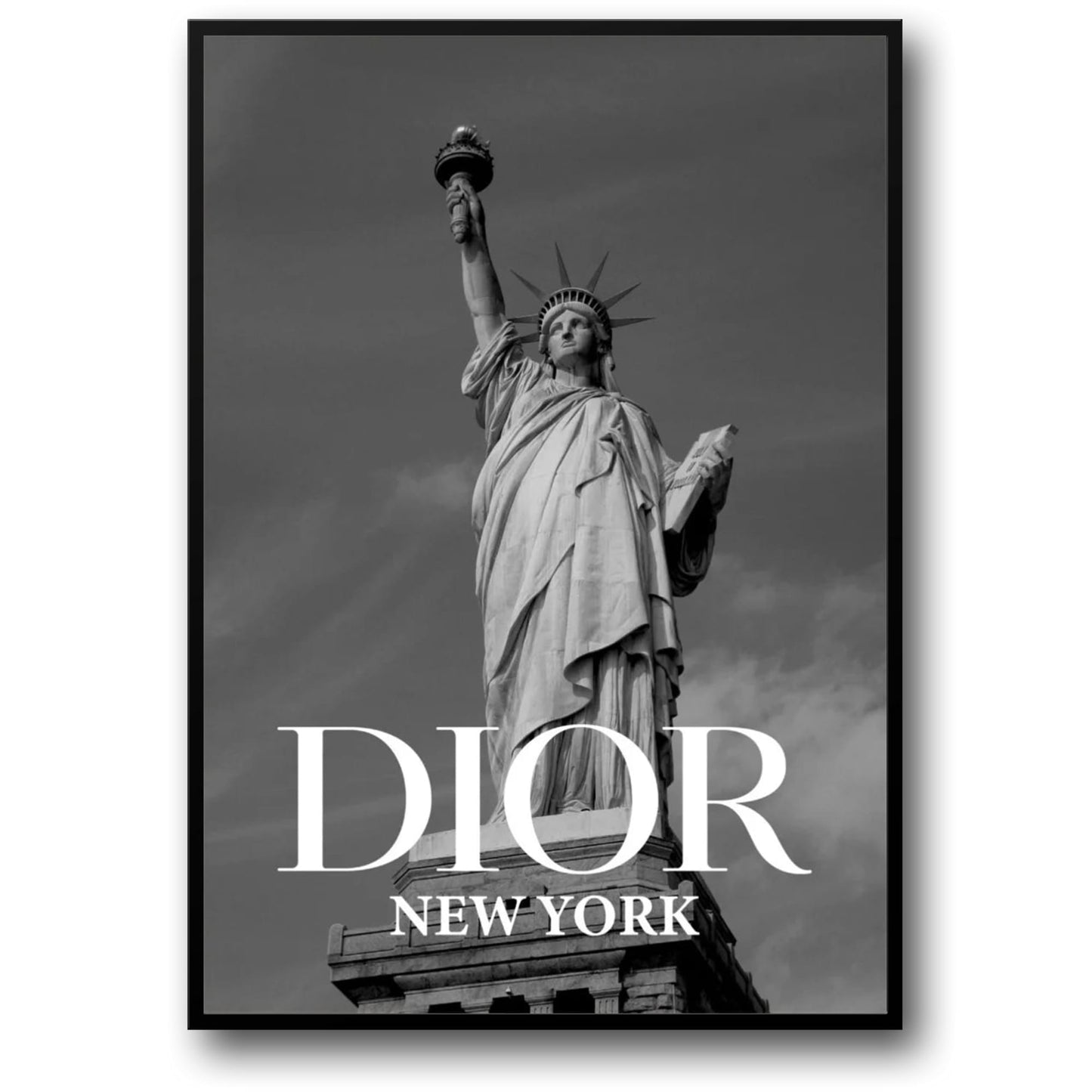 Der Gipfel des zukunftsweisenden Stils | Ikonische Dior-Poster
