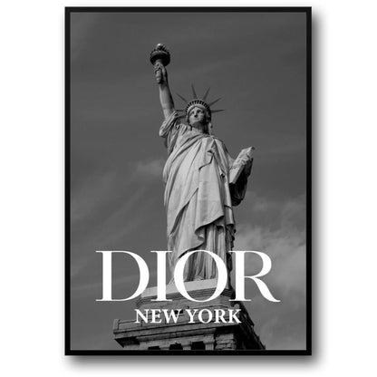 Der Gipfel des zukunftsweisenden Stils | Ikonische Dior-Poster