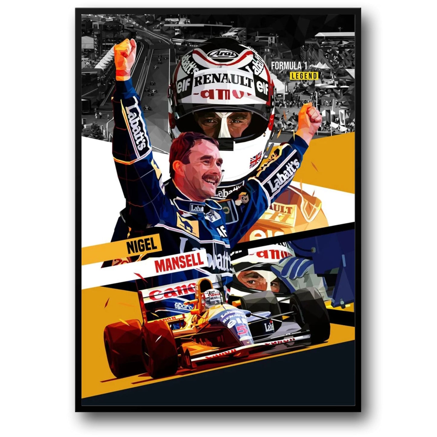 Nigel Mansell | F1-Helmdesign