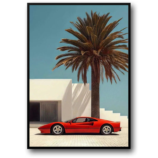 Miami Supercar Ferrari | Vintage Kunst