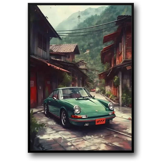 Porsche 911 | Oude Stad Weg in Bergen