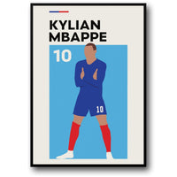 Kylian Mbappé | Fußballstar-Kunstwerk