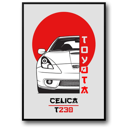 Toyota Celica T230 | Vintage Japanse Auto Kunst