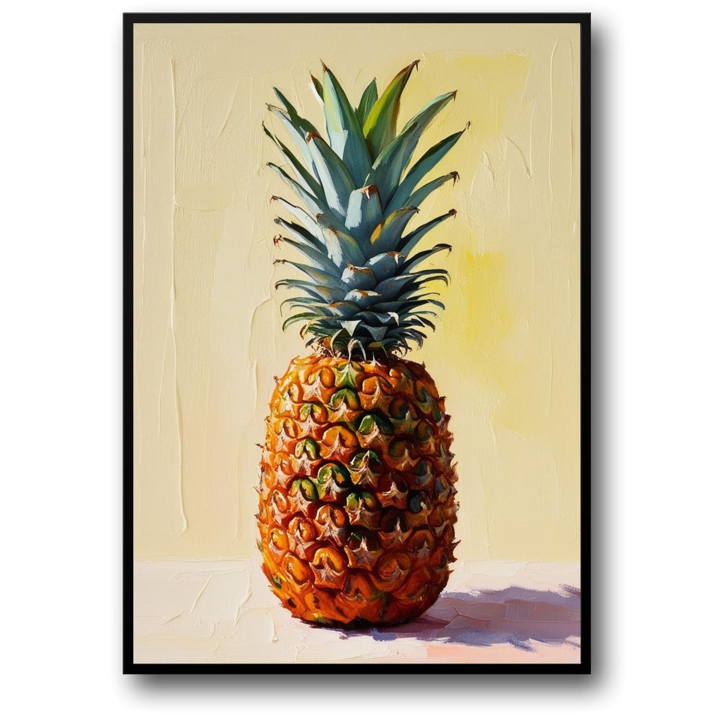 Kleurige Ananas | Tropisch Fruit Ontwerp | Moderne Interieur