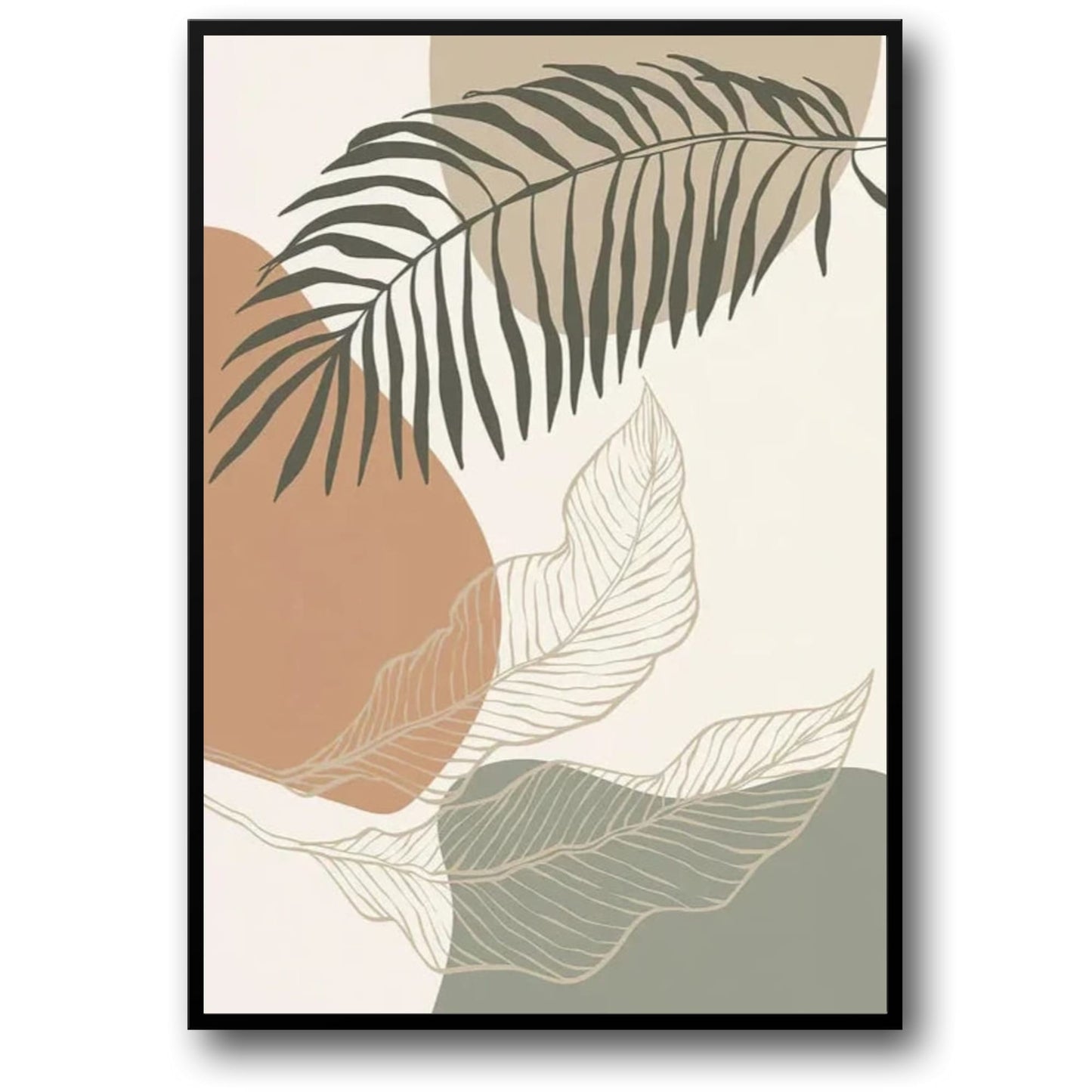 Earthy Essence | Vibrant Nature-Inspired Wall Art Poster | Home Decor | Tranquil Landscape Print | Ready to Frame