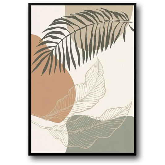 Earthy Essence | Vibrant Nature-Inspired Wall Art Poster | Home Decor | Tranquil Landscape Print | Ready to Frame