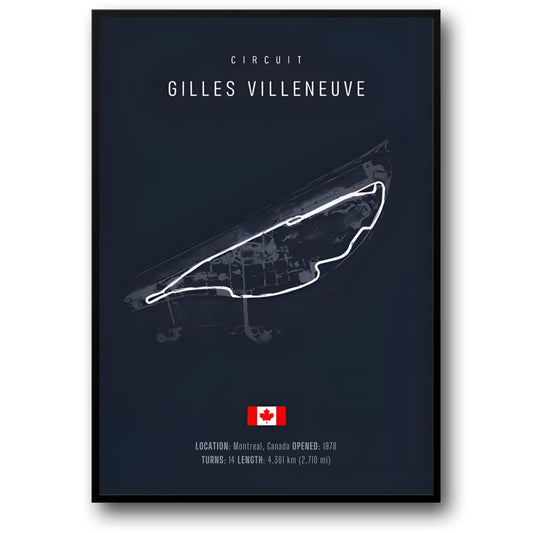 Gilles Villeneuve Circuit | F1 Circuitindelingskunst