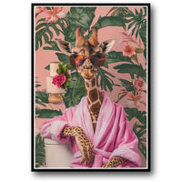 Königliche Giraffe | Punk-Tierkunst