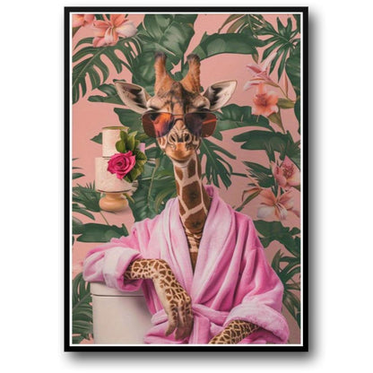 Koninklijke Giraffe | Punk Dier Kunst