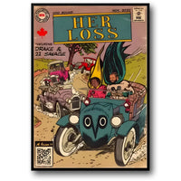 Drake & 21 Savage | Her Loss Comic-Poster