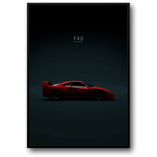 Ferrari F40 | Iconische Supercar Kunst