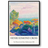 Henri Edmond Cross | Zwei Frauen am Ufer | Vintage-Impressionist