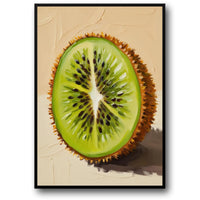 Frische Kiwi | Botanische Illustration | Lebendige Dekoration