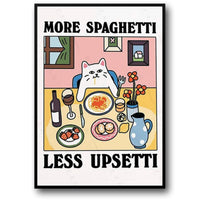 Mehr Spaghetti, weniger Ärger | Verspielte Katzenkunst