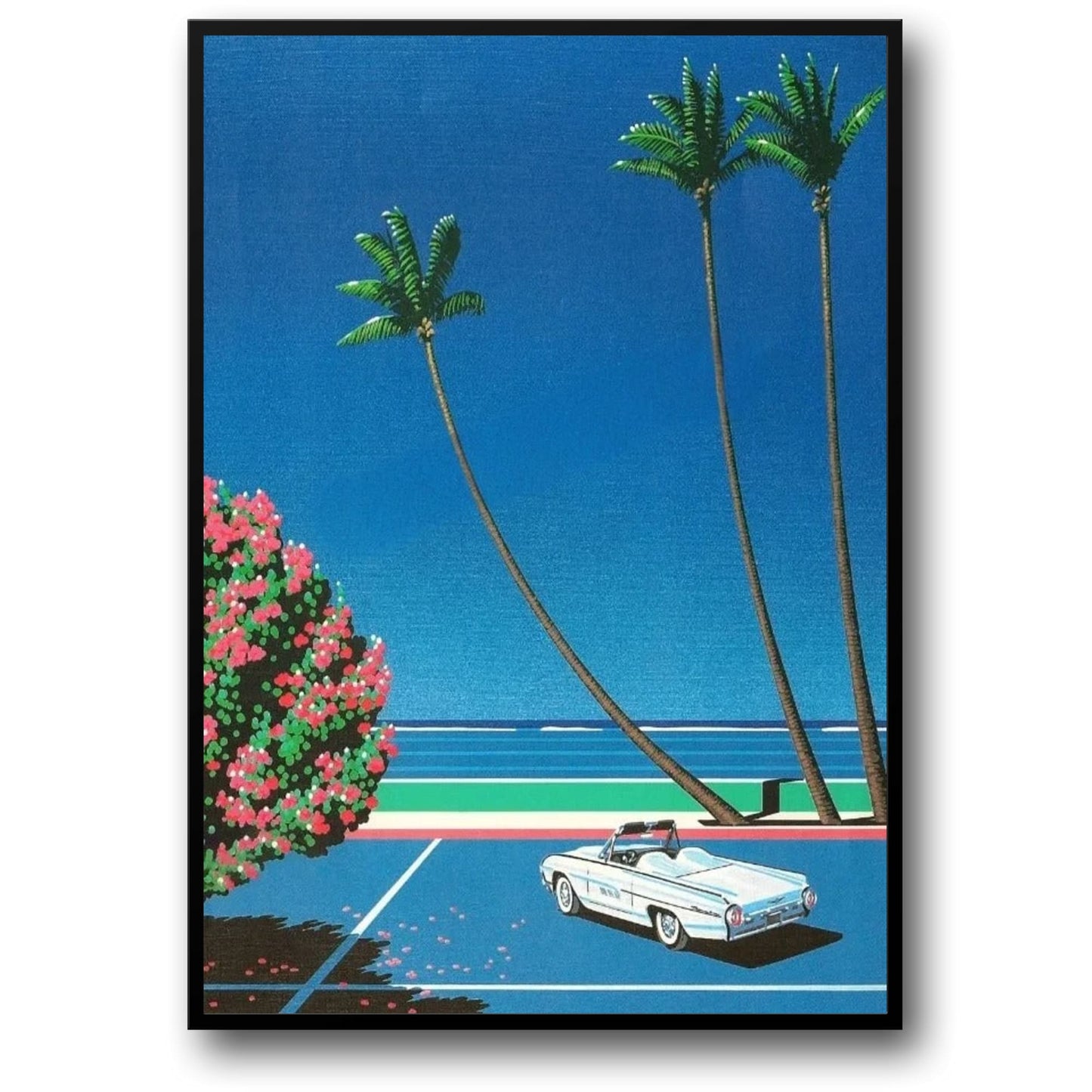 Hiroshi Nagai | Tropical Vaporwave City | Japanese Beach Car