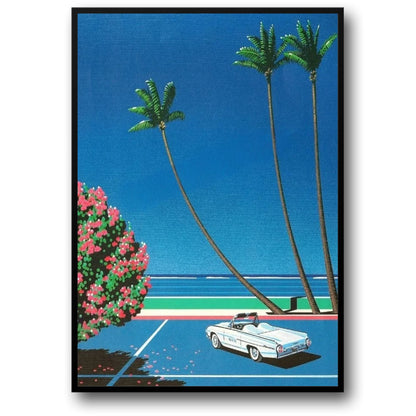 Hiroshi Nagai | Tropical Vaporwave City | Japanese Beach Car