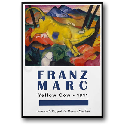 Franz Marc | Gelbe Kuh | Lebendige Tierkunst