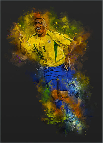 Ronaldo R9 Football Soccer poster