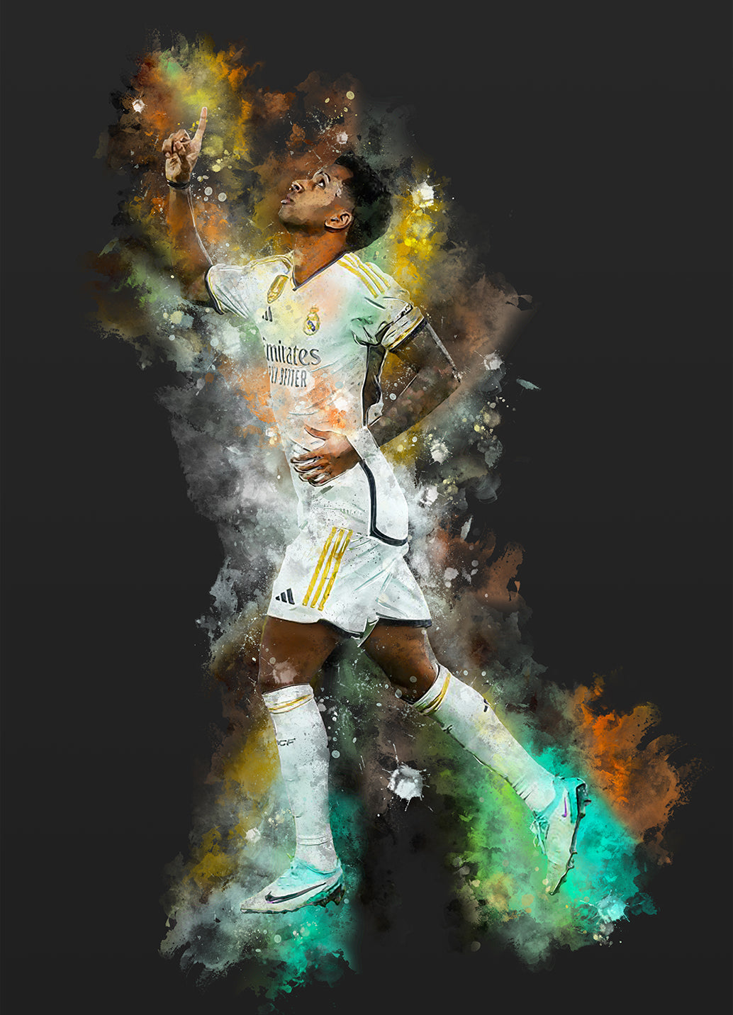 Rodrygo Football Soccer poster