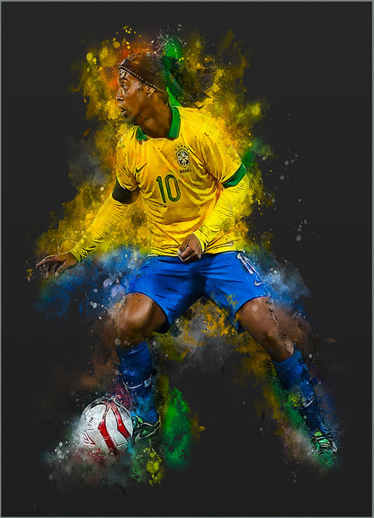 Ronaldinho Football Soccer poster