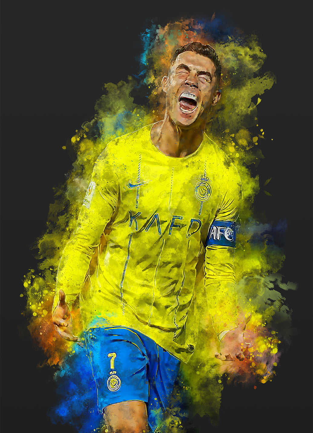 Cristiano Ronaldo Football Soccer poster