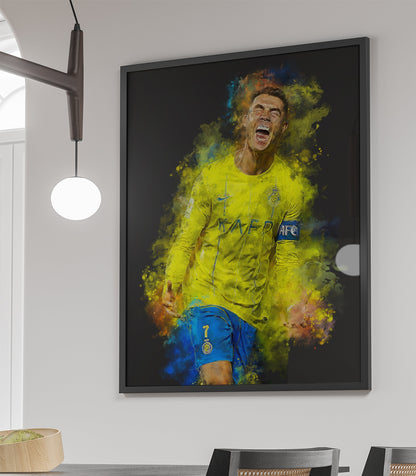 Cristiano Ronaldo Football Soccer poster