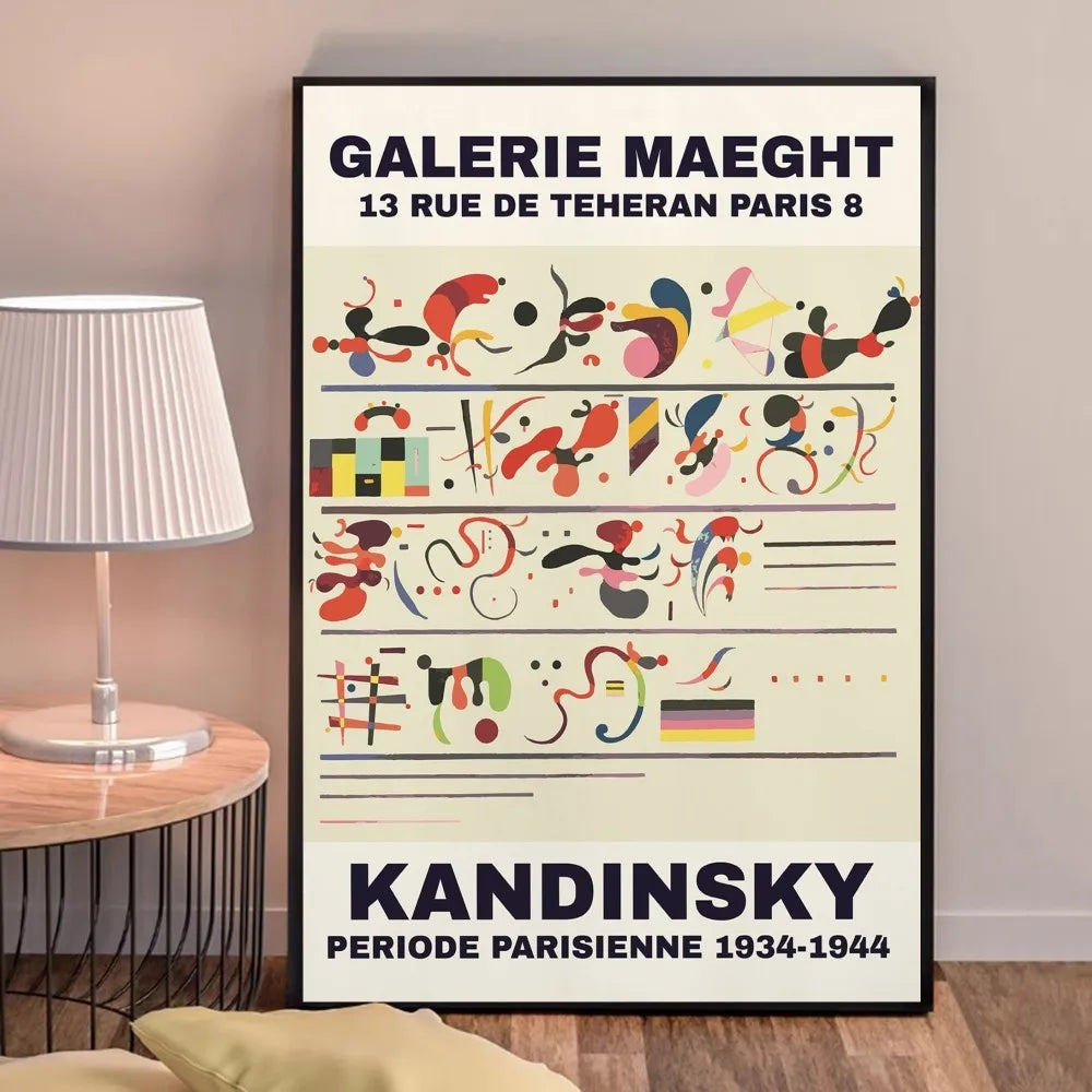 Period Parisienne | Wassily Kandinsky | 1934-1944 | Iconic Art Exhibition Poster