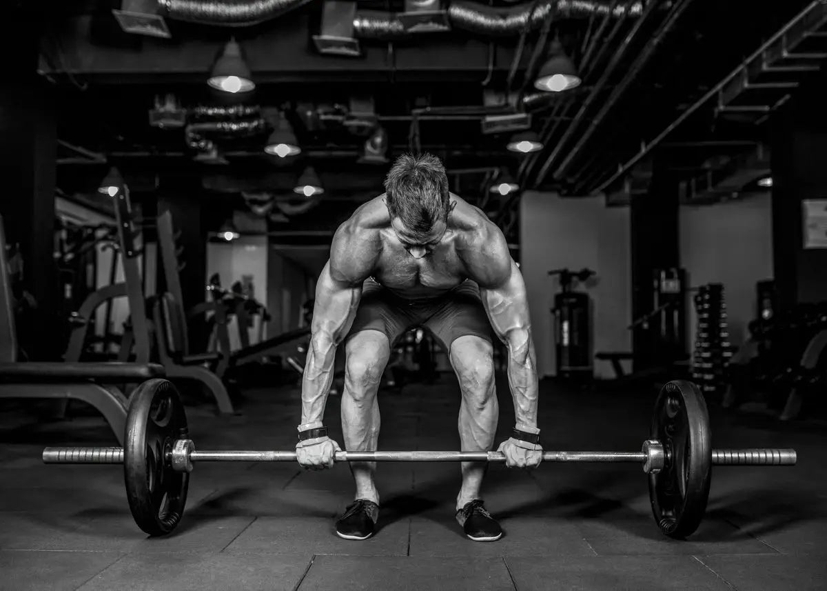 Culturisme | Haltérophilie | Citation de motivation | Affiche de fitness en salle de sport | Deadlift Grind : la force grâce à la détermination