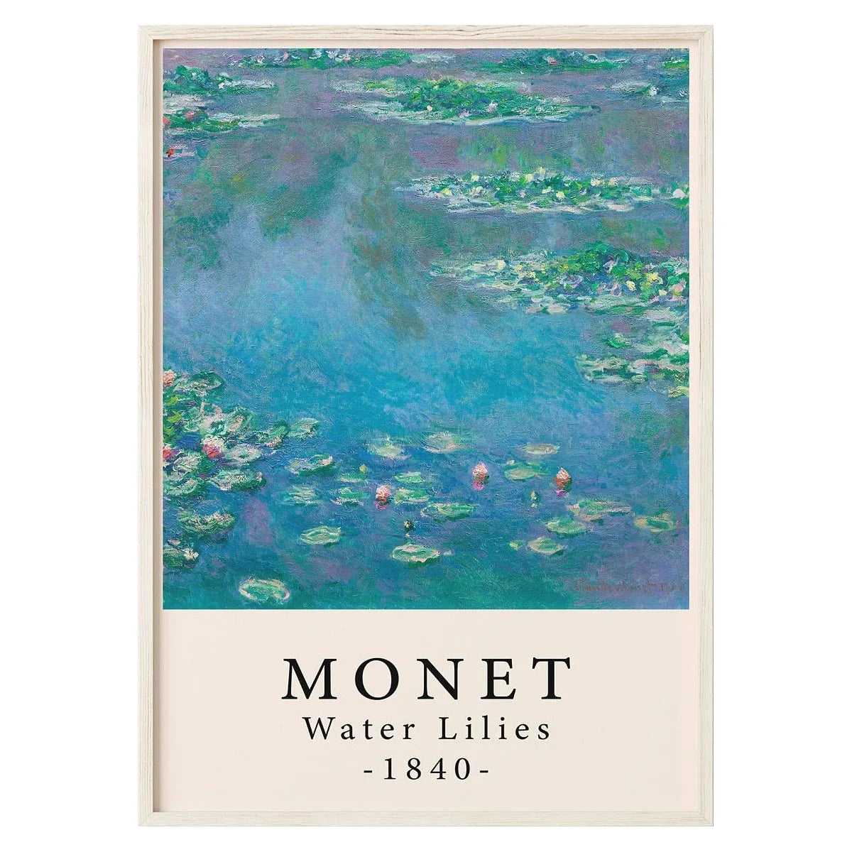 Claude Monet | Masterpiece Series | Water Lilies 1840