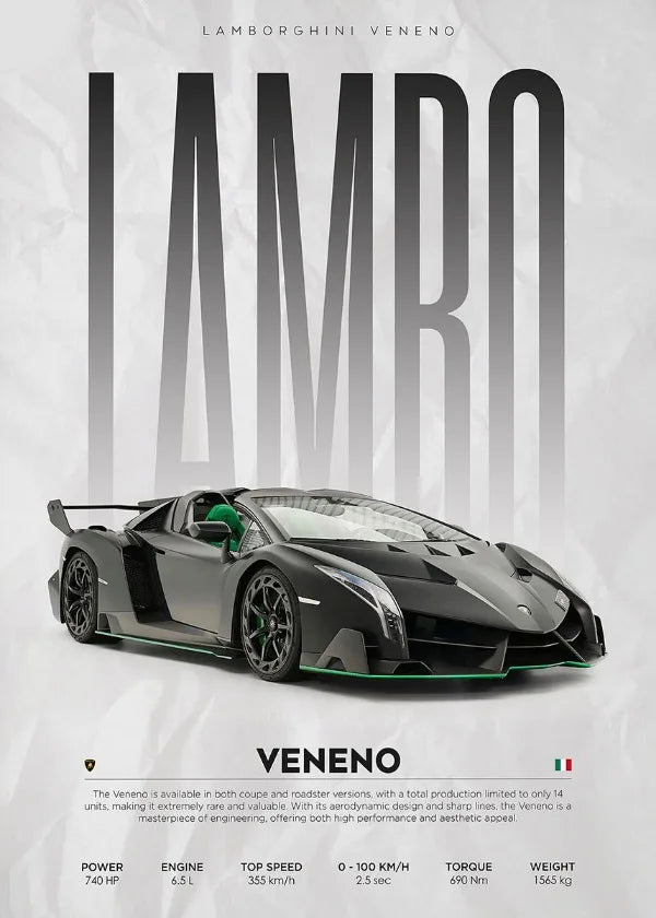 Lamborghini Veneno & Huracan STO | Hyper Car Art
