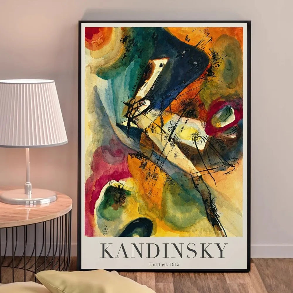 Untitled | Wassily Kandinsky | 1915 | Expressionist Art Exhibition Poster