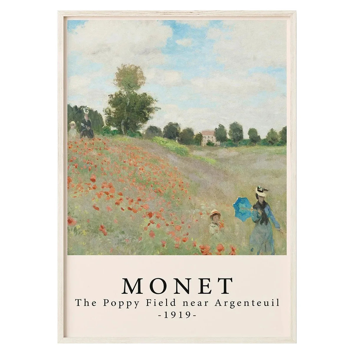 Claude Monet | Meisterwerk-Serie | Das Mohnfeld bei Argenteuil 1919