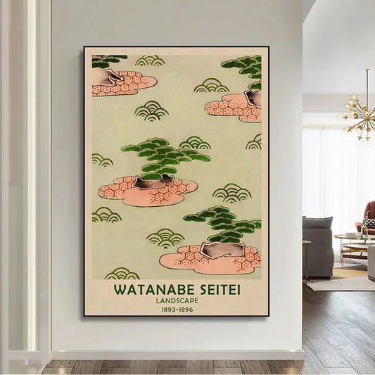 Hokusai Ohara Koson | Vintage Japanese Art | Home Wall Poster | Guest Room Cafe Decor | Art Print