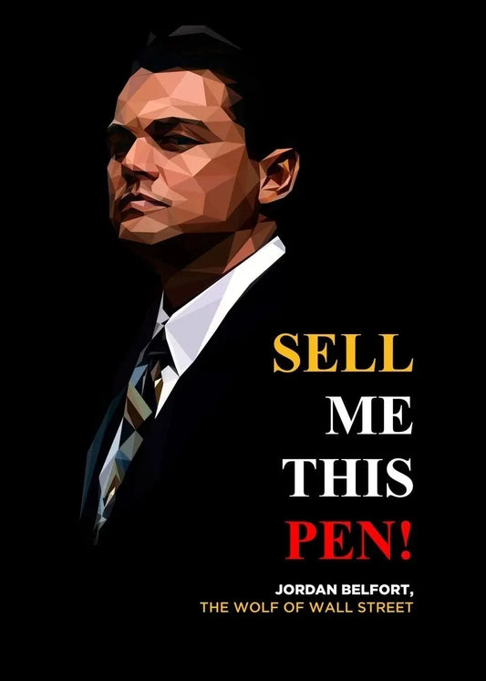 Leonardo DiCaprio Canvas Art | The Wolf of Wall Street Poster | Classic Movie Print | Wall Decor | Home Art