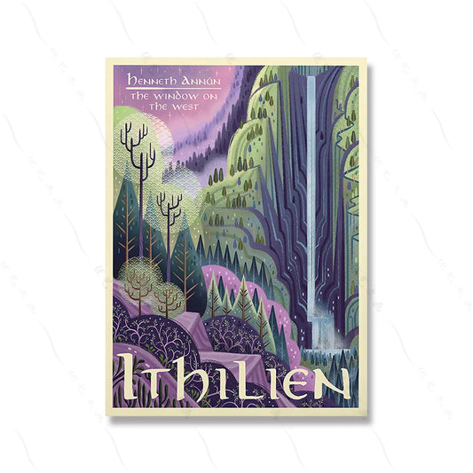 Ithilien Poster | Mystical Ithilien Forest Poster: Enchanted Gateway to Adventure – Exclusive Artwork for Epic Fantasy Enthusiasts and Mystical Landscape Collectors