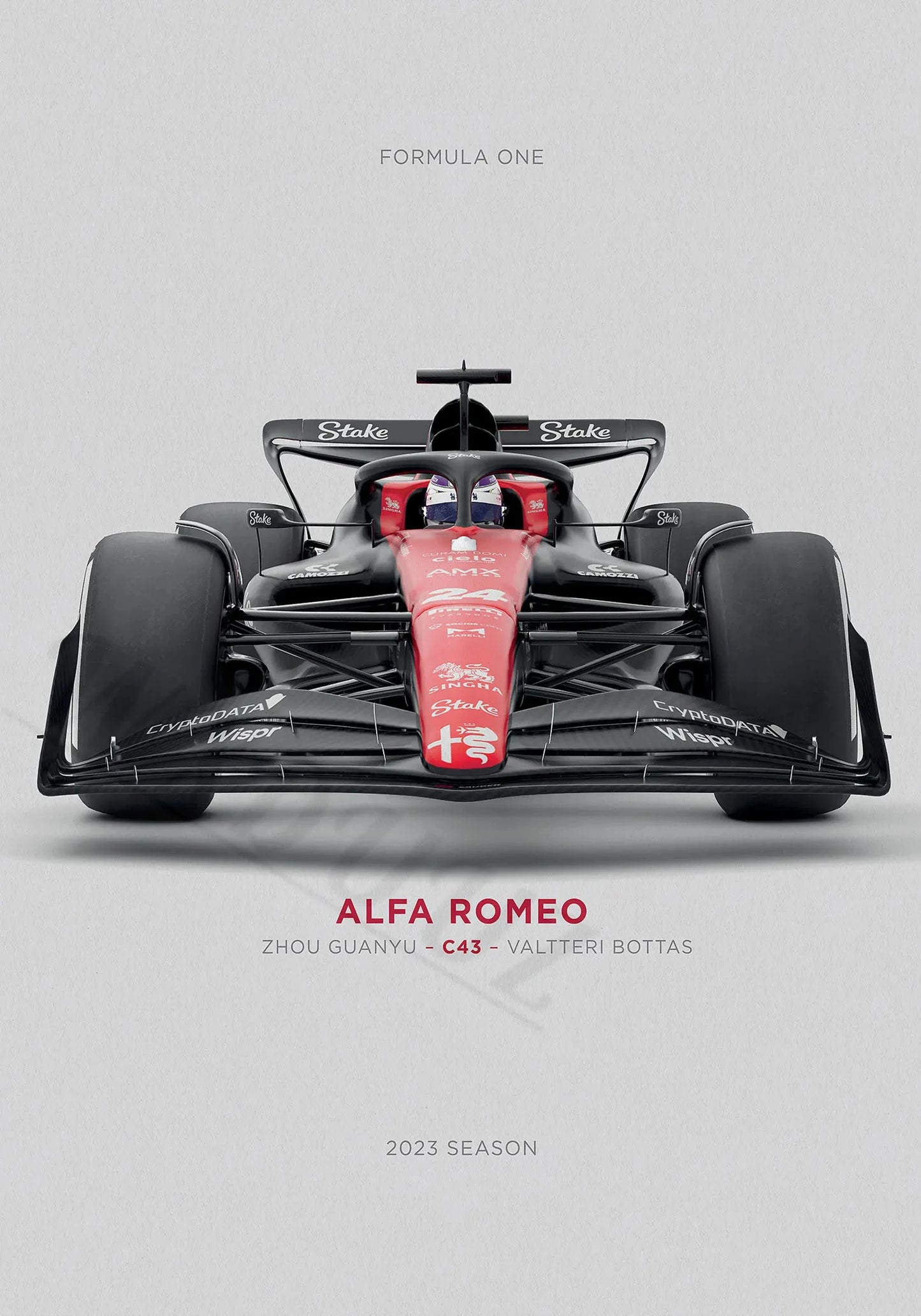 Alfa Romeo | Zhou Guanyu | Valtteri Bottas | C43 | Alfa Romeo | Experience the Speed and Precision of Formula 1