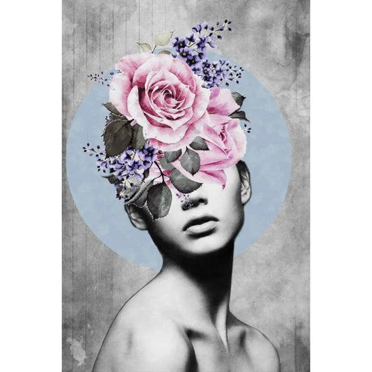 Vintage Flower Heads | Blossoms of the Mind | Floral Woman | Floral Reverie: Blossoms of the Mind.