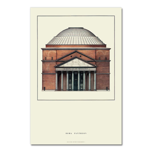 Pantheon | Rome | Italy | Ancient Roman Engineering | Iconic Roman Architecture | Historical Landmarks Posters