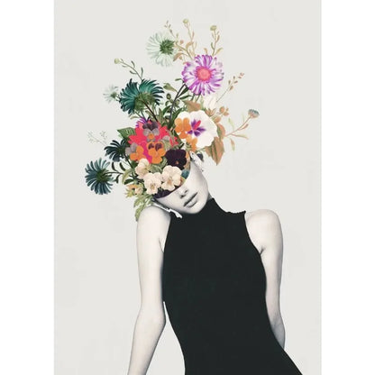 Blossoms of the Mind | Vintage Floral Woman