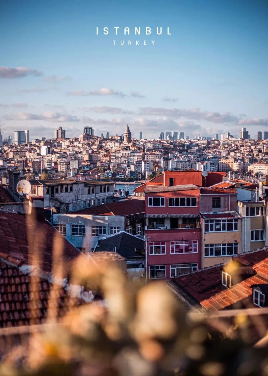 Istanbul Skyline | Istanbul | Constantinople | Turkey | Cityscape From Above | Vibrant Turkish Urban Scenery