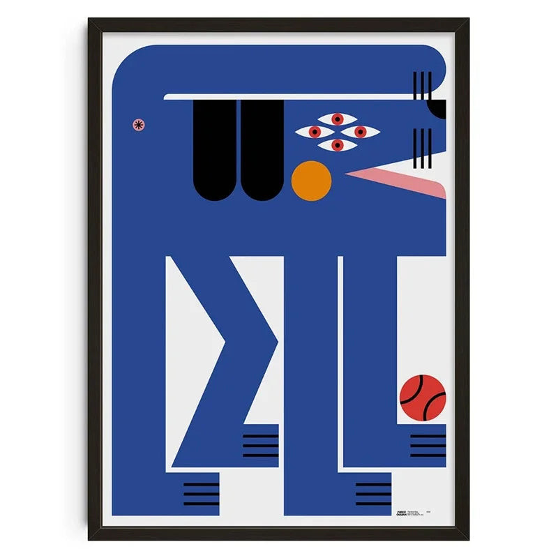 Vintage Retro Abstraktes Poster | Mid Century Wandkunst Leinwanddruck | Wohnzimmer Schlafzimmer Wohndekor