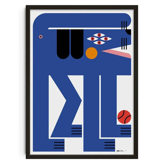 Vintage Retro Abstract Poster | Mid Century Wall Art Canvas Print | Living Room Bedroom Home Decor