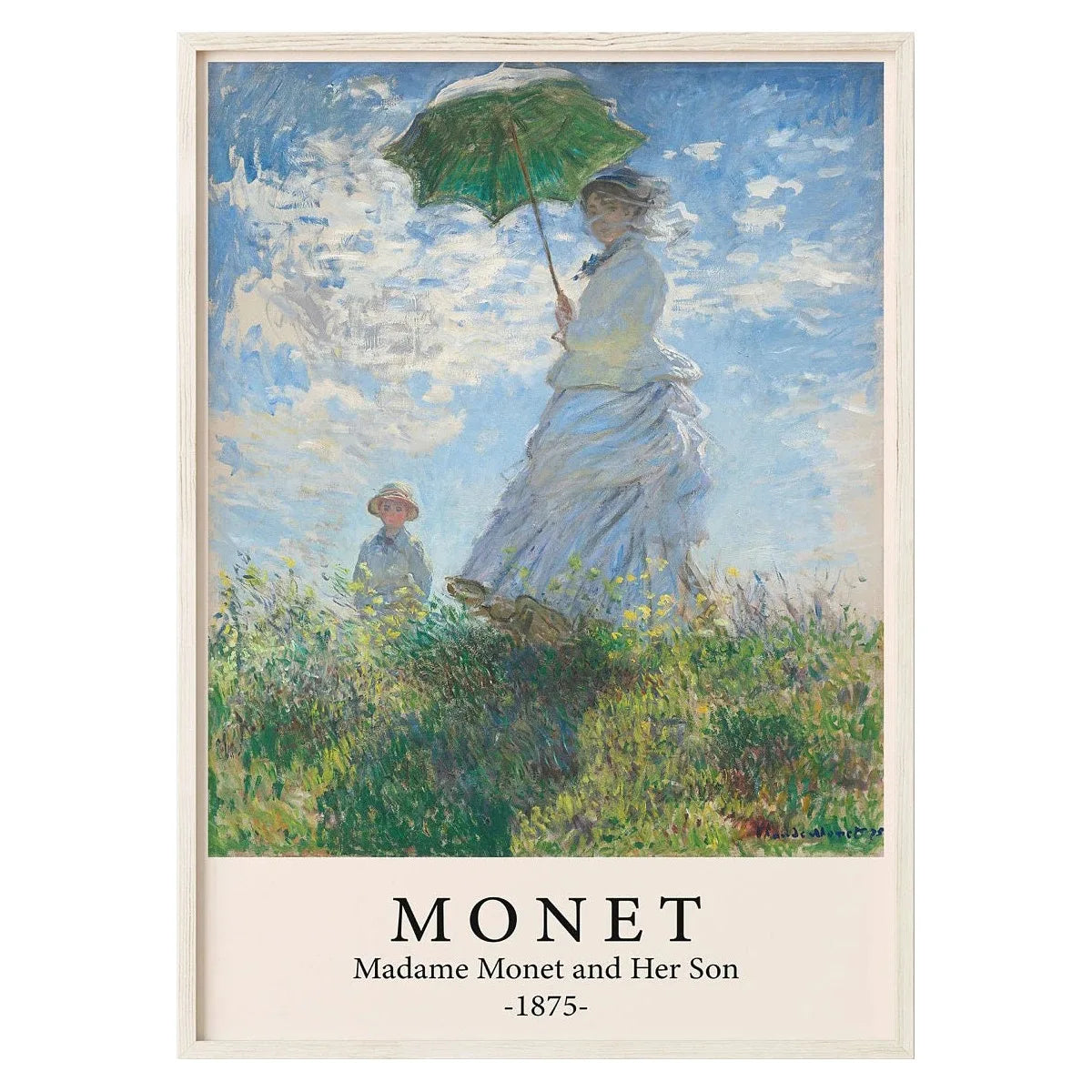 Claude Monet | Masterpiece Series | Madame Monet and Her Son 1875